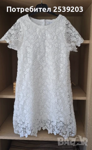 Нова детска рокля - бяла дантела 5-6 години , снимка 12 - Детски рокли и поли - 51411650