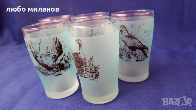 Ловджийски стъклени чашки за алкохол, снимка 3 - Колекции - 42407560