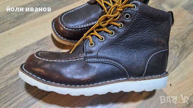 Кожени зимни обувки нови 39 номер,шити, снимка 3 - Дамски боти - 53057953