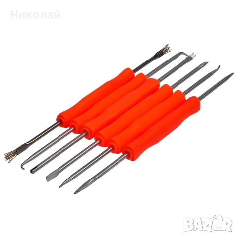 Комплект за запояване в кутия AIDA A-806, поялник 60W с регулируема t 200-450 °C, човки 900M 6 бр., снимка 6 - Друга електроника - 52246232