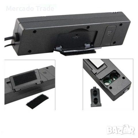 Термометър  за кола Mercado Trade, Часовник, Волтметър, EC30, Черен, снимка 3 - Аксесоари и консумативи - 28905112