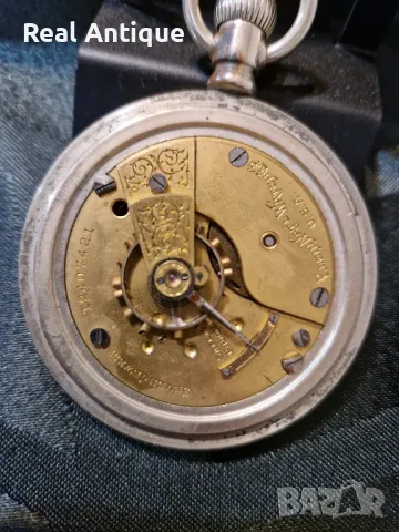 Топ- Уникален голям антикварен колекционерски американски джобен часовник ELGIN , снимка 6 - Антикварни и старинни предмети - 49333748