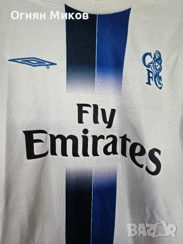 Челси Ретро Тениска Umbro XL, снимка 2 - Тениски - 55768339