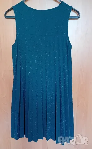 Маслено зелена рокля солей , снимка 6 - Рокли - 49986904