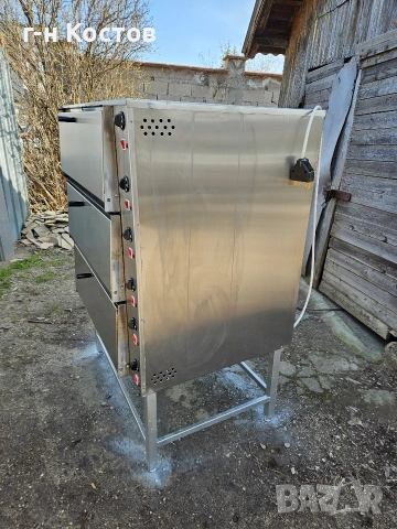 Фурна Печка за Закуски Пици Хляб Трифазна за 6 тави 60/40см., снимка 7 - Обзавеждане на кухня - 53709870