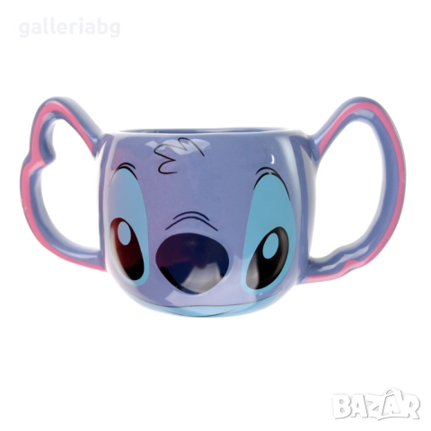 Керамична 3D чаша Stitch с уши – Lilo & Stitch, 200 мл