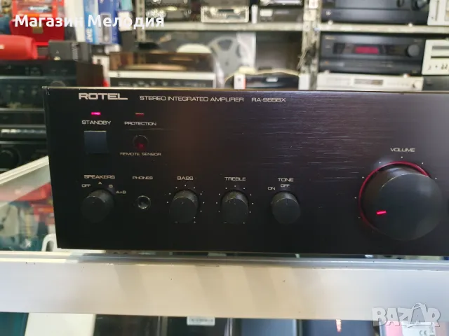 Усилвател ROTEL RA-985BX В отлично техническо и визуално състояние., снимка 3 - Ресийвъри, усилватели, смесителни пултове - 47789226