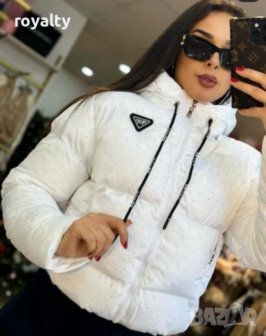 Prad🅰️ Бяло Дамско Яке 