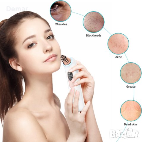 Комплект за премахване на черни точки и акне, почистващо устройство, снимка 4 - Козметика за лице - 41590362