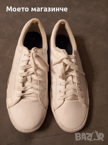 Бели мъжки кецове H&M, № 45