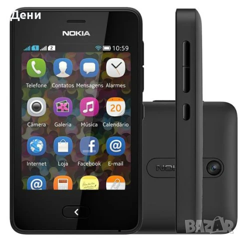 Nokia Asha 501/Black/ (Нов)