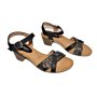 Дамски летни сандали в черно , снимка 1 - Сандали - 44471398
