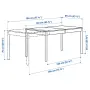 IKEA BJURSTA разтегателна трапезна маса – 140 × 85 см, снимка 2
