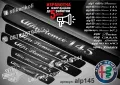 ПРАГОВЕ карбон Alfa Romeo фолио стикери alp1, снимка 2