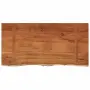 vidaXL Плот за маса, 80x40x3,8 см, правоъгълен, акация масив, жив ръб, снимка 5