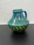 Западногерманска керамична ваза с емайл. №5233, снимка 1 - Антикварни и старинни предмети - 44823346