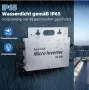 Инвертор 800 W - Инвертор IP65 с WLAN приложение за 2 соларни модула, снимка 2