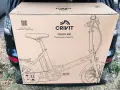 ЧИСТО НОВ Сгъваем Електрически Велосипед CRIVIT FoldX 530 (Lidl) – Неразопакован!, снимка 2