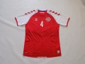 футболна тениска denmark kjaer #4 hummel/juventus adidas екип блуза фанела мъжка оригинална L/M, снимка 2