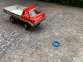 стара механична играчка, ламаринен камион "УРАЛ" - СССР