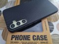 Samsung S23,S23 Ultra,A34,A54,A53 твърд тънък гръб с карбонов ефект , снимка 2