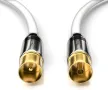 Deleycon TV Cable Straight/Straight – Gold 1M, снимка 7