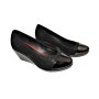 Дамски стилни обувки на платформа черно  8823-1