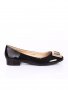 Дамски обувки лак в черен цвят, снимка 1 - Дамски ежедневни обувки - 35898103