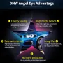 LED крушки Angel Eyes ангелски очи 12V-24V цвят син за BMW с Canbus без грешки, снимка 7