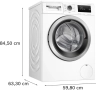НОВО!!! Автоматична пералня Bosch WAN28060BY, 8 кг, 1400 об/мин, Клас A, EcoSilence Drive, снимка 2