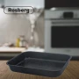 Тава Rosberg, Правоъгълна, Черен/въгл. стомана, мрам. покр., снимка 4