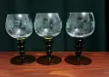 Стъклени чаши 3 броя. , снимка 1