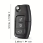 Резервни копчета за ключ за FORD Mondeo, Fiesta, Focus, Transit, Connect KA и др​​ - 3 бутона, снимка 3