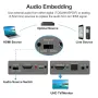 HDMI Audio Embedder Inserter Цифрово аналогово аудио към HDMI, 4K60Hz 18Gbps HDR, снимка 4