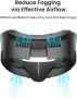 KIWI design V3 Face Cover Съвместим с Meta Quest 3 PU кожен лицев интерфейс, снимка 3