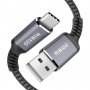Nimaso USB 3.0 към USB Type C, 3.0 A кабел за бързо зареждане -100 см, снимка 1 - USB кабели - 40198555