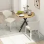 HOMCOM Кръгла кухненска маса, 80 см, снимка 7
