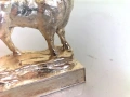 Много Рядка Колекционерска Посребрена Фигурка - Бик, снимка 4