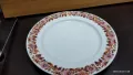 стар български порцелан плато кръгло , снимка 3