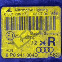 Десен ксенонов фар AUDI A3 (8PA) 2004-2008 A240322N-24, снимка 4 - Части - 36277914