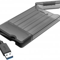 ineo 2,5" USB 3.0 кутия за твърд диск,7 и 9,5 мм SATA HDD/SSD с поддържка на UASP , снимка 1 - Други - 35985151