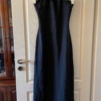 Нова дълга черна еластична елегантна официална парти коктейлна класическа рокля , снимка 15 - Рокли - 40146306