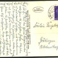 Пътувала пощенска картичка Проходът Люег преди 1943 с марка Хитлер от Австрия, снимка 2 - Филателия - 35924646