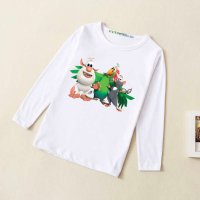 Детски памучни блузи с дълъг ръкав и печат по избор, снимка 6 - Детски Блузи и туники - 35679762