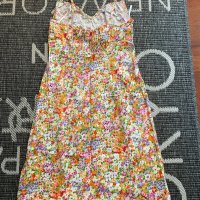 Цветна рокля с презрамки, снимка 3 - Рокли - 40618902
