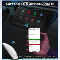 Безжичен адаптер за кола с Android TNVTEC, A2A за кабелни AA автомобили Година 2017-2022, Plug and P, снимка 5 - Аксесоари и консумативи - 38901936
