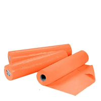 Еднократен чаршаф на ролка с ширина 70 см, на ролка, оранжев цвят, TNT материал - TS5901, снимка 1 - Медицински консумативи - 44678929