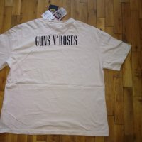 Guns N' Roses маркова тениска Pull&Bear 100%cotton размер М нова New, снимка 9 - Тениски - 42026455