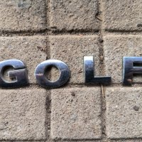 Надпис Голф Golf за заден капак багажник , снимка 1 - Части - 42246311