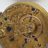 Механика за джобен часовник Thomas Wheeler Preston, снимка 8 - Антикварни и старинни предмети - 42059201